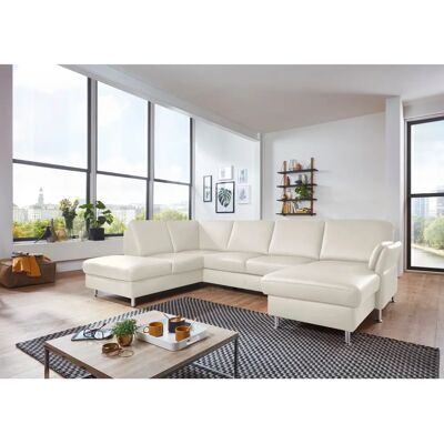 DIE PLANBAR U-Form Leder-Couch - Wohnzimmer Sofa DIE PLANBAR U-Form Leder-Couch - Wohnzimmer Sofa