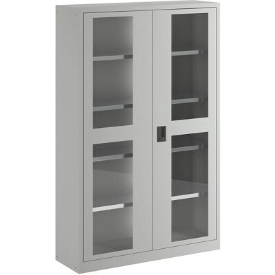 LISTA Staubsauger-Schrank - Verstellbare Regale, Glastüren, 1950x1250mm LISTA Staubsauger-Schrank - Verstellbare Regale, Glastüren, 1950x1250mm