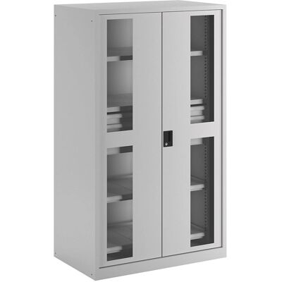 Armario de almacenamiento LISTA - Carga pesada, puertas con cristal Armario de almacenamiento LISTA - Carga pesada, puertas con cristal