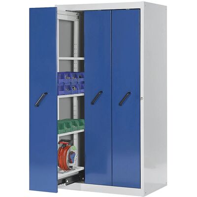 LISTA RAL 5010 Azul Armario Deslizante Vertical - Mueble de Almacenamiento LISTA RAL 5010 Azul Armario Deslizante Vertical - Mueble de Almacenamiento