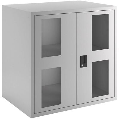 LISTA Armario Superior - Azul, Gris Claro, 115° Puerta - Acero LISTA Armario Superior - Azul, Gris Claro, 115° Puerta - Acero