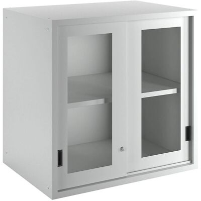 Lista Stahl-Speicherschrank - Schiebetüren, Fenster, 1000x1023x725mm Lista Stahl-Speicherschrank - Schiebetüren, Fenster, 1000x1023x725mm