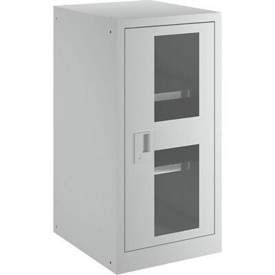 Armario de Acero con Puerta de Vidrio - Mueble de Almacenaje Armario de Acero con Puerta de Vidrio - Mueble de Almacenaje