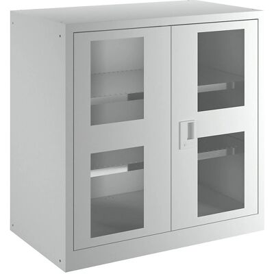 Armario de acero con puerta de cristal - 1000mm de ancho Armario de acero con puerta de cristal - 1000mm de ancho