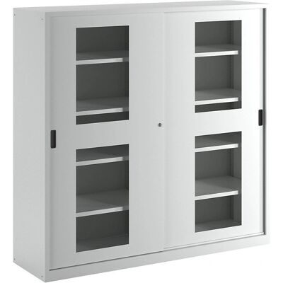 LISTA Hellgrau / Himmelblau Schiebetürschrank - Schrank LISTA Hellgrau / Himmelblau Schiebetürschrank - Schrank