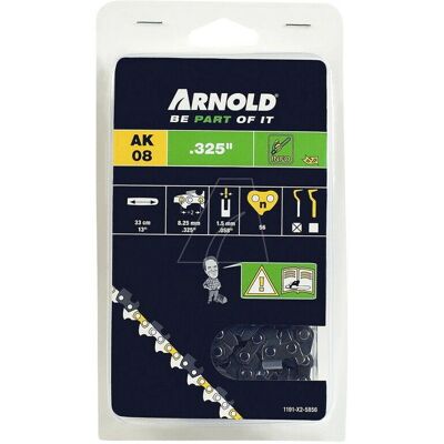 Arnold Kettensägekette - 56 Glieder, 1,5 mm, 325 Führung - Halbrunde Schneidezähne Arnold Kettensägekette - 56 Glieder, 1,5 mm, 325 Führung - Halbrunde Schneidezähne