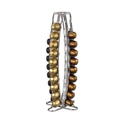 Supporto Capsule Nespresso Xavax - Argento, Cromato, 40 Capsule Supporto Capsule Nespresso Xavax - Argento, Cromato, 40 Capsule