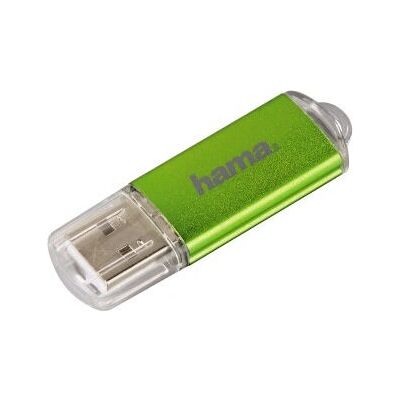 Hama Laeta 64GB USB Flash Drive - USB 2.0, Green, Transparent Hama Laeta 64GB USB Flash Drive - USB 2.0, Green, Transparent