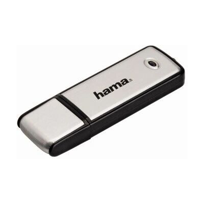 Hama 64 GB USB Stick - USB 2.0 - Schwarz, Silber Hama 64 GB USB Stick - USB 2.0 - Schwarz, Silber
