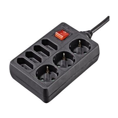 Hama 00108868 Multiprise - 7 prises - 1,4 m - Noir Hama 00108868 Multiprise - 7 prises - 1,4 m - Noir