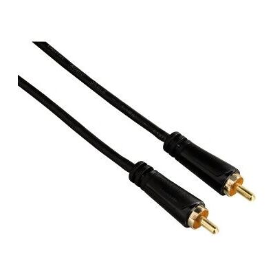 Hama Audio Kabel 1 Phono-1 Phono 75ohm 1,5m Schwarz Hama Audio Kabel 1 Phono-1 Phono 75ohm 1,5m Schwarz
