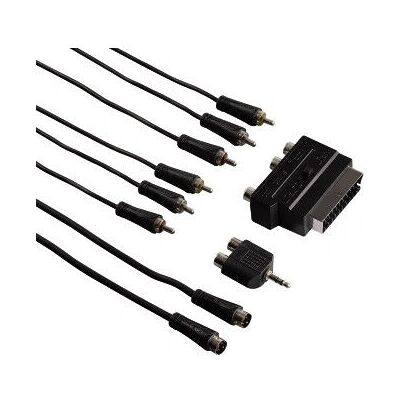 Hama Universal 2 m Svart - Ljud- och bildkabelset Hama Universal 2 m Svart - Ljud- och bildkabelset