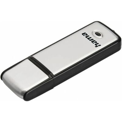 Hama Fancy 128GB USB 2.0 Flash Drive - Zwart, Zilver Hama Fancy 128GB USB 2.0 Flash Drive - Zwart, Zilver