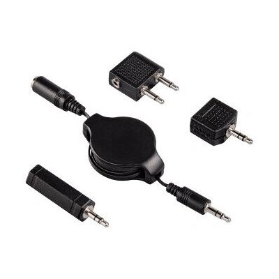 Hama Kaapeliadapterisetti - 3,5 mm:stä 6,3 mm:iin, 1,2m, Musta Hama Kaapeliadapterisetti - 3,5 mm:stä 6,3 mm:iin, 1,2m, Musta
