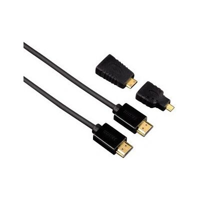 Hama 1,5m HDMI Kaapeli - High Speed, Ethernet, Musta Hama 1,5m HDMI Kaapeli - High Speed, Ethernet, Musta