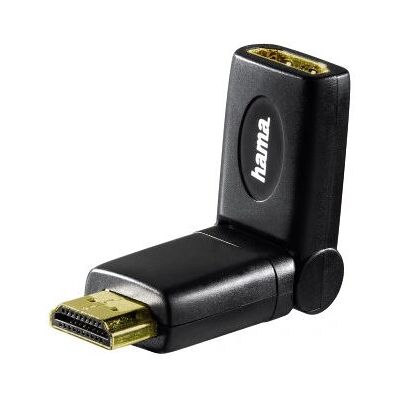 Hama HDMI-sovitin - 4K Roterande pistoke - Musta - Han-Hun tyyppi - HDMI-tuote Hama HDMI-sovitin - 4K Roterande pistoke - Musta - Han-Hun tyyppi - HDMI-tuote