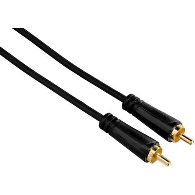 Hama 39122154 ljudkabel - 3 m RCA Svart Hama 39122154 ljudkabel - 3 m RCA Svart