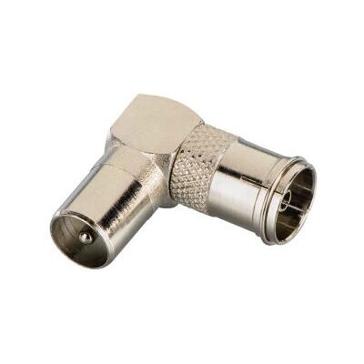 Avinity 107608 Koaxialadapter - Silber - 90° Winkel - Coax-Verbindung Avinity 107608 Koaxialadapter - Silber - 90° Winkel - Coax-Verbindung