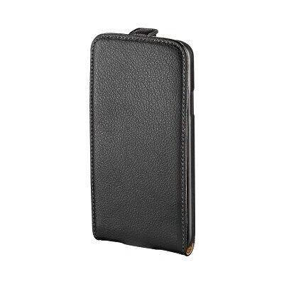 Hama musta nahkainen flip-kotelo iPhone 6 Plus - puhelinkotelo Hama musta nahkainen flip-kotelo iPhone 6 Plus - puhelinkotelo