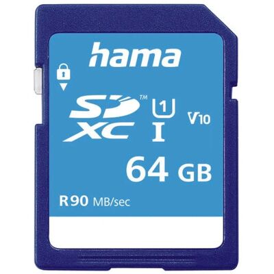 Hama SDHC/SDXC Klasse 10 UHS I 80MB/s - SDXC - 64GB (00124136) Hama SDHC/SDXC Klasse 10 UHS I 80MB/s - SDXC - 64GB (00124136)