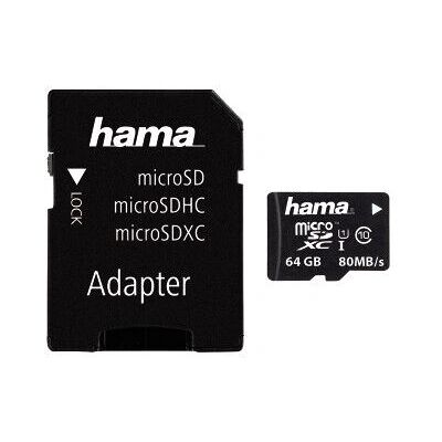 Hama microSDXC 64GB UHS-I Luokka 10 - microSDXC-kortti Hama microSDXC 64GB UHS-I Luokka 10 - microSDXC-kortti