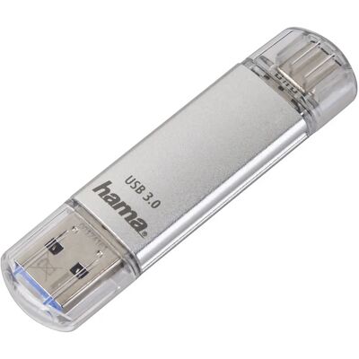 Hama C-Laeta USB Flash Drive - 16GB - USB 3.0 & Type-C Hama C-Laeta USB Flash Drive - 16GB - USB 3.0 & Type-C