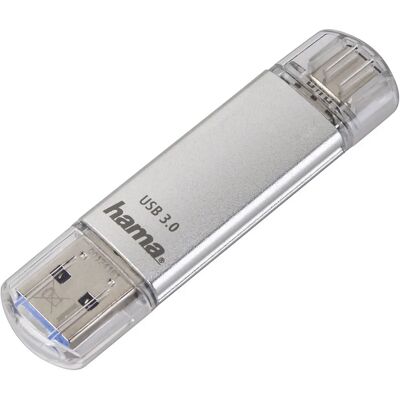 Hama C-Laeta USB flash drive - 64 GB - Silver Hama C-Laeta USB flash drive - 64 GB - Silver
