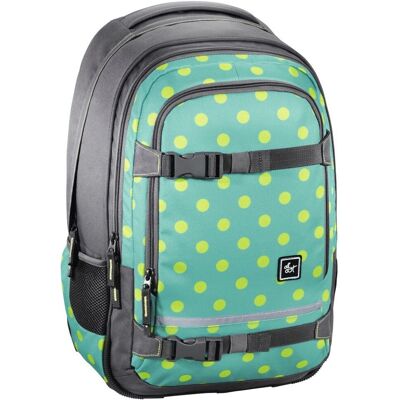 Hama Selby Mint Dots 138543 - Plecak szkolny Hama Selby Mint Dots 138543 - Plecak szkolny