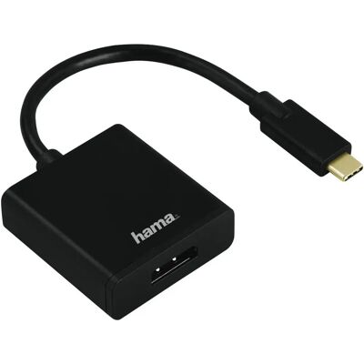Hama USB-C DisplayPort Adapter - 4K Schwarz Hama USB-C DisplayPort Adapter - 4K Schwarz