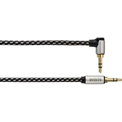 Avinity 3,5mm M/M - 0,5m - Métallique - Câble audio - Publicité Avinity 3,5mm M/M - 0,5m - Métallique - Câble audio - Publicité