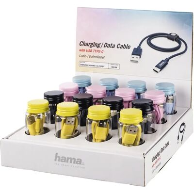 Hama 00183212 Lightning Kabel - 0.6 m, Blau, Rosa, Gelb - Lightning Kabel Hama 00183212 Lightning Kabel - 0.6 m, Blau, Rosa, Gelb - Lightning Kabel