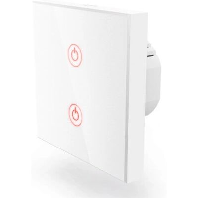 Interruptor de toque sem fio Hama - Interruptor inteligente - Branco Interruptor de toque sem fio Hama - Interruptor inteligente - Branco