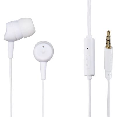 Hama Basic4phone - In-Ear Headset mit Kabel - Weiß Hama Basic4phone - In-Ear Headset mit Kabel - Weiß