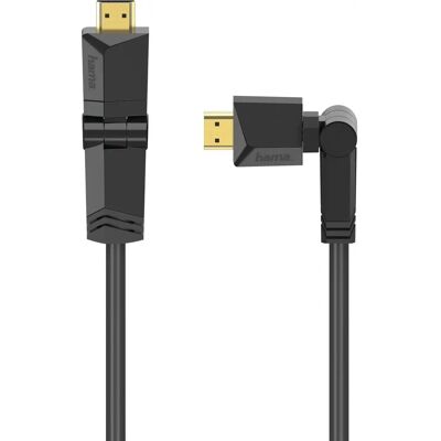 Hama HDMI Ethernet Korkeanopeuksinen Kaapeli - 3m Kultauksella Rullaava Hama HDMI Ethernet Korkeanopeuksinen Kaapeli - 3m Kultauksella Rullaava