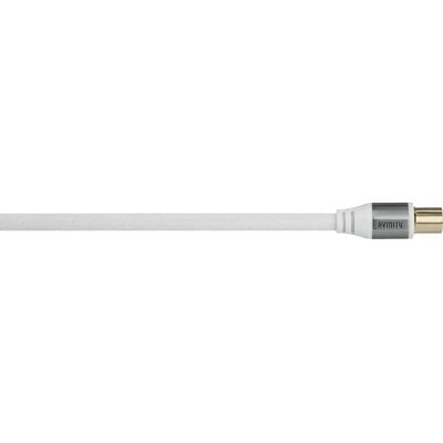 Avinity Koaxialkabel - 110dB Weiß, 5m Avinity Koaxialkabel - 110dB Weiß, 5m