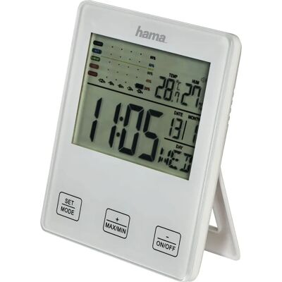 HAMA Wetterstation TH-10 Weiß Digital HAMA Wetterstation TH-10 Weiß Digital