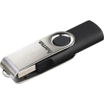 Hama 00181059 Clé USB - 8GB - USB Type-A, 2.0, Pivotante - Publicité Hama 00181059 Clé USB - 8GB - USB Type-A, 2.0, Pivotante - Publicité