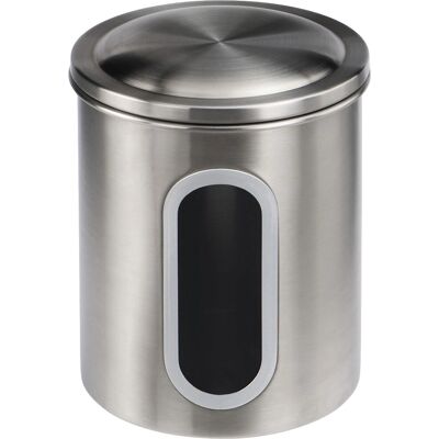 Hama 00111239 Matvaruförvaringsburk i rostfritt stål - För 500 g kaffebönor Hama 00111239 Matvaruförvaringsburk i rostfritt stål - För 500 g kaffebönor