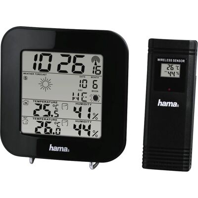 Hama EWS-200 Schwarz Multifunktions-Wetterstation Hama EWS-200 Schwarz Multifunktions-Wetterstation