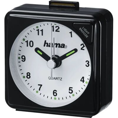 Réveil à quartz Hama A50 - Noir - Réveil de voyage - Publicité Réveil à quartz Hama A50 - Noir - Réveil de voyage - Publicité