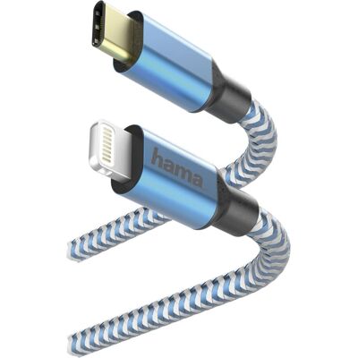 Hama Lightning-Kabel - 1,5 m Blau/Silber - Hochwertige Qualität Hama Lightning-Kabel - 1,5 m Blau/Silber - Hochwertige Qualität