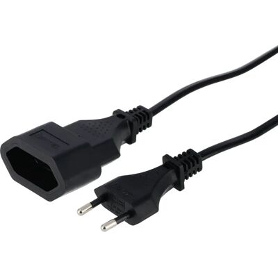 Cabo de energia Hama - 3m, Euro, Preto Cabo de energia Hama - 3m, Euro, Preto