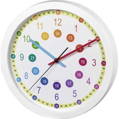 Horloge Murale Quartz Easy Learning - Chambre d'Enfants - Publicité Horloge Murale Quartz Easy Learning - Chambre d'Enfants - Publicité