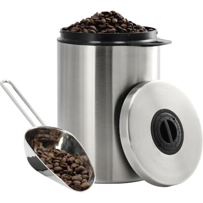 Hama 00111250 Matvaruförvaring - Förslutbar, Kaffe & Te, 1kg, Silver Hama 00111250 Matvaruförvaring - Förslutbar, Kaffe & Te, 1kg, Silver