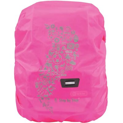 Step by Step 183815 Rucksackhülle - Wasserdicht Reflektierende Pink Nylon Regenhülle Step by Step 183815 Rucksackhülle - Wasserdicht Reflektierende Pink Nylon Regenhülle
