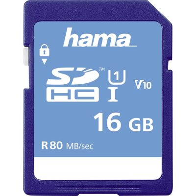 Hama 00181094 Speicherkarte - 16 GB SDHC UHS-I Klasse 10 Hama 00181094 Speicherkarte - 16 GB SDHC UHS-I Klasse 10