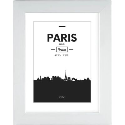 Hama Paris - Polystyrene - Weiß - Einzelbilderrahmen - 7 X 10 Cm - Rechteckig - Nachdenklich Hama Paris - Polystyrene - Weiß - Einzelbilderrahmen - 7 X 10 Cm - Rechteckig - Nachdenklich