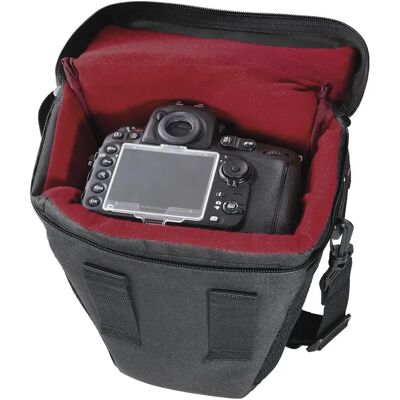 Sac photo Hama Valletta - Compact 130 Colt, noir, bandoulière - Publicité Sac photo Hama Valletta - Compact 130 Colt, noir, bandoulière - Publicité
