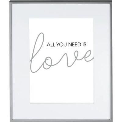 Hama Line Silver Picture Frame - Single 10x15cm Hama Line Silver Picture Frame - Single 10x15cm