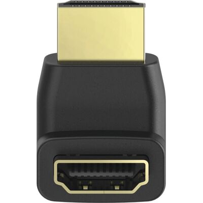Hama 00205164 HDMI Kaapeliadapteri - Korkean nopeuden, kullattu, 90° kulma Hama 00205164 HDMI Kaapeliadapteri - Korkean nopeuden, kullattu, 90° kulma